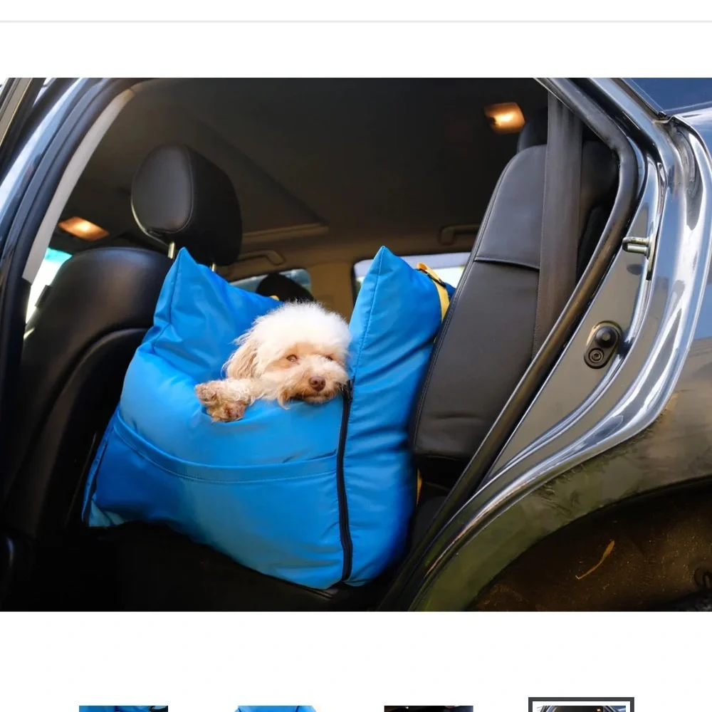 Brand New! Blue Perrouno Travel Dog Bed!